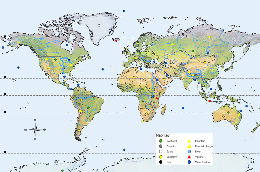 World Pin Map